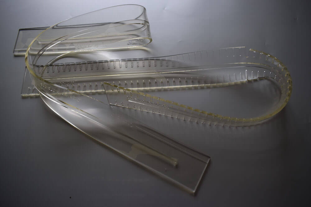 K moulded blades for squeegees