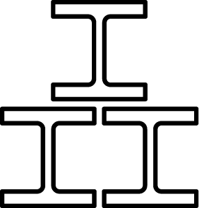 Steel and aluminium icon