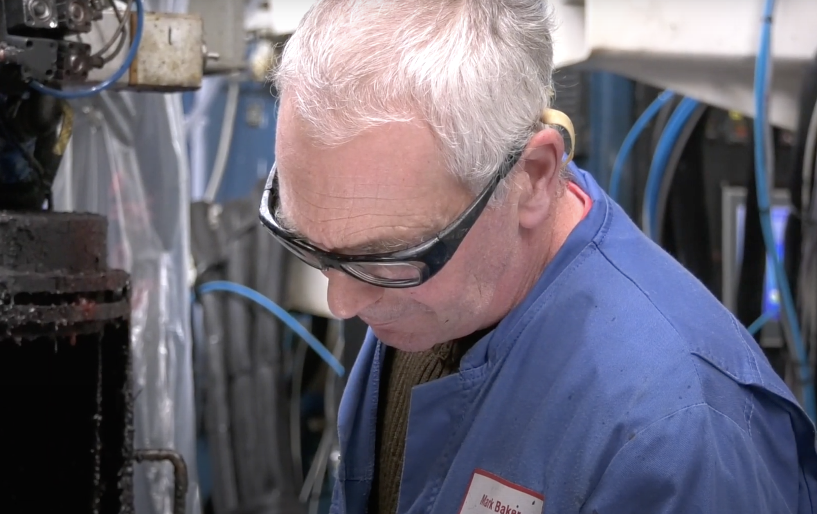 Polyurethane worker